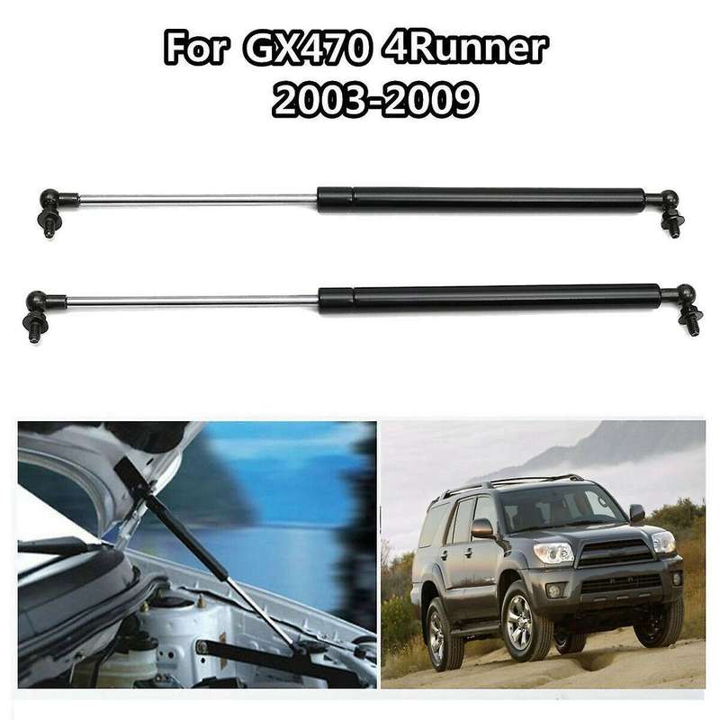 Front Hood Lift Support Gas Spring Engine Props Hydraulic Rod for 4Runner GX470 2003-2009