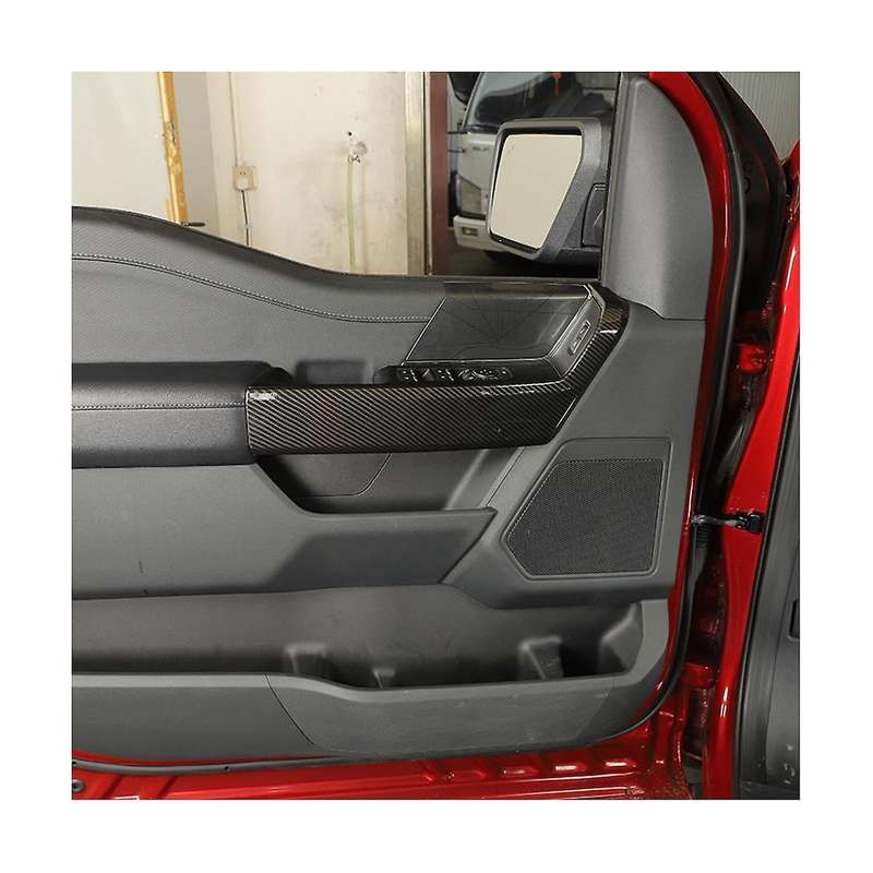 Front Inner Side Door Handle Cover Trim Frame for 2021 2022 2023 Accessories (abs Carbon Fiber)