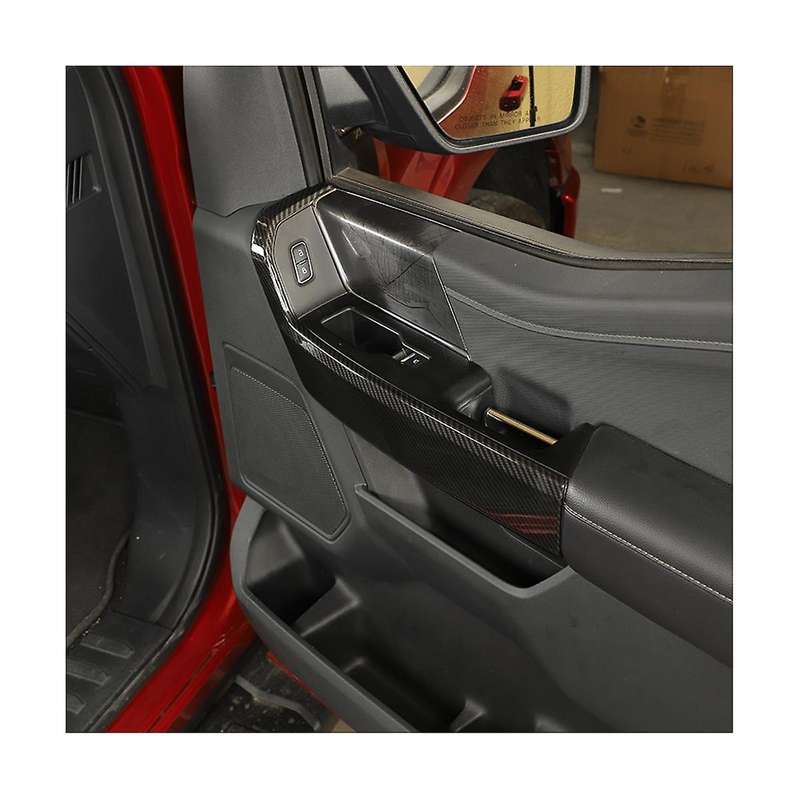 Front Inner Side Door Handle Cover Trim Frame for 2021 2022 2023 Accessories (abs Carbon Fiber)