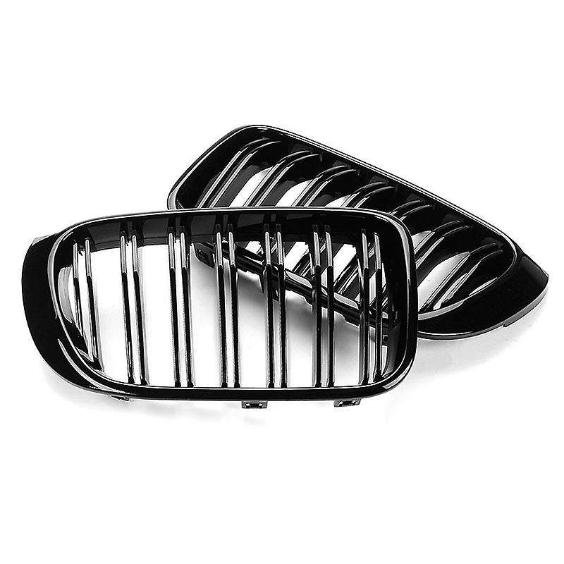 Front Kidney Grille Double Slat Sport Grill for X3 F25 X4 F26 2014-2018