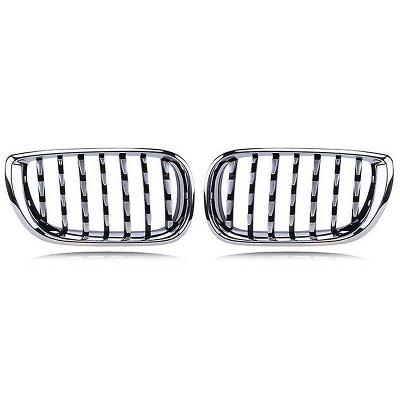 Front Kidney Grille for  3 Series E46 4 Door 2002-2005 Diamond Grille Meteor Style Front Bumper Gril