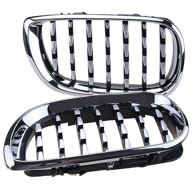 Front Kidney Grille for  3 Series E46 4 Door 2002-2005 Diamond Grille Meteor Style Front Bumper Gril
