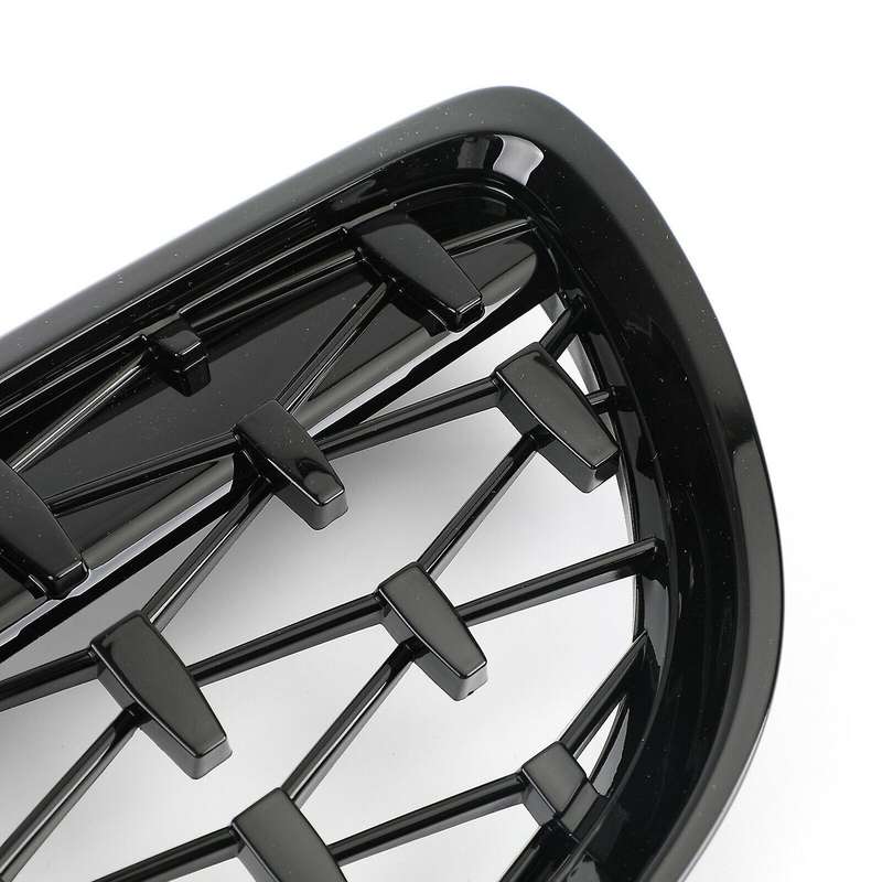 Front Kidney Grill, Front Hood Diamond Grille Meteor Grill for  3 Series Coupe E92 E93 M3 2006-2010
