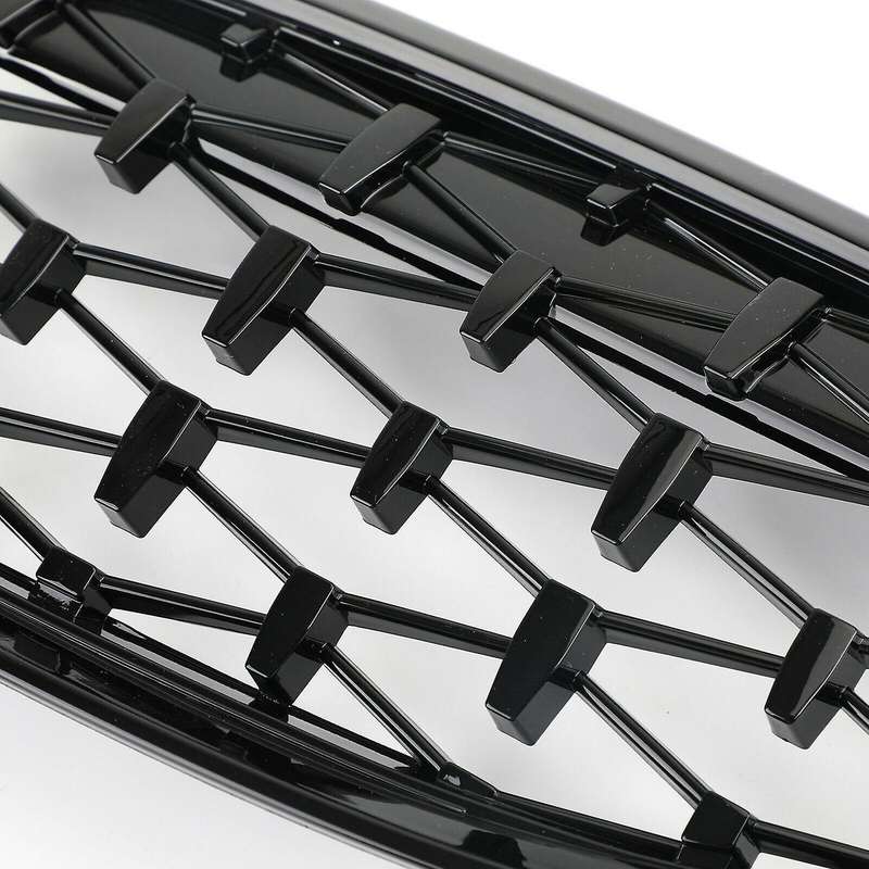 Front Kidney Grill, Front Hood Diamond Grille Meteor Grill for  3 Series Coupe E92 E93 M3 2006-2010