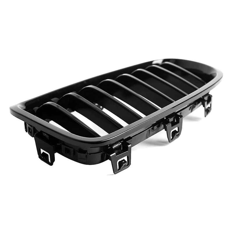 Front Kidney Grille for 3 Series F30 F31 F35 2012-2018 (single Slat Gloss Black , 2-pc Set)