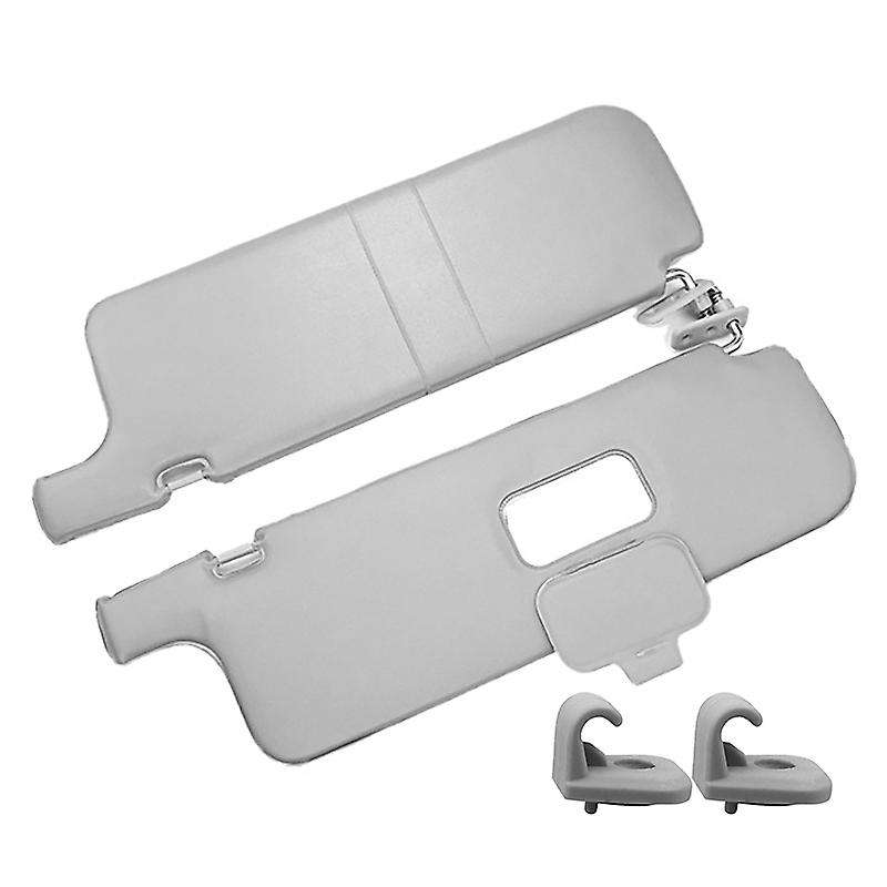 Front L+R Interior Sunvisor Visor with Hook for Pajero Montero Shogun MKII V31 V32 V33