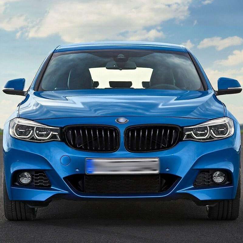 Front Kidney Hood Grille Grill for  F34 3 Series 328I 330I 335I 340I GT XDrive 2014-2019 Gloss Black