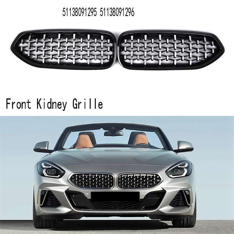 Front Kidney Grille Racing Grills for Z4 G29 2019-2022 Replaces 51138091295 51138091296 Car Accessor