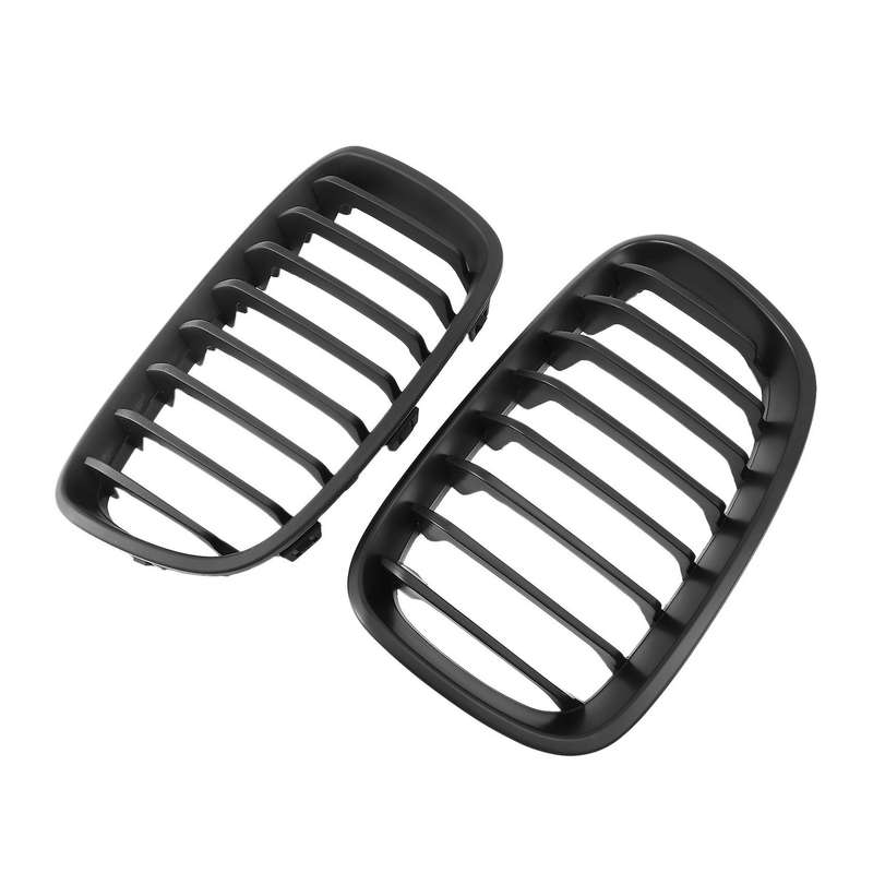 Front Kidney Grilles Matte Black 51137239022 51137239021 51137262120 for 1 Series F20 11-14 Auto Rep