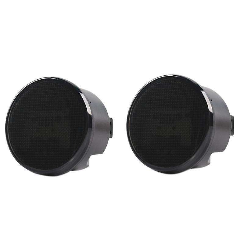 Front LED Turn Signal Light Front Grill Turn Signal LED Front Blinker -Smoke Lens for Wrangler JK 07