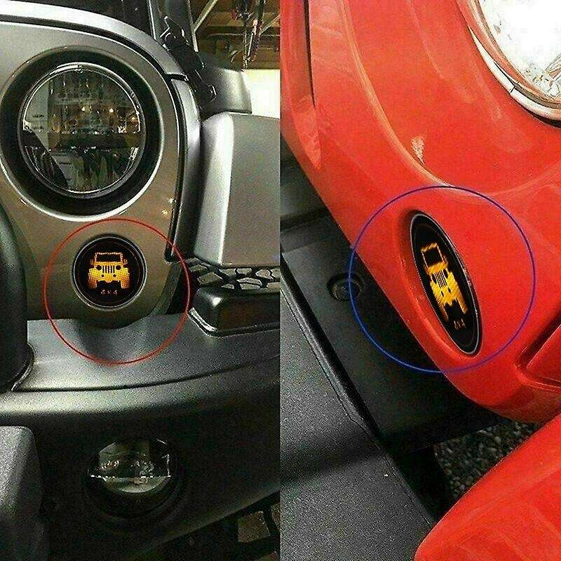 Front LED Turn Signal Light Front Grill Turn Signal LED Front Blinker -Smoke Lens for Wrangler JK 07