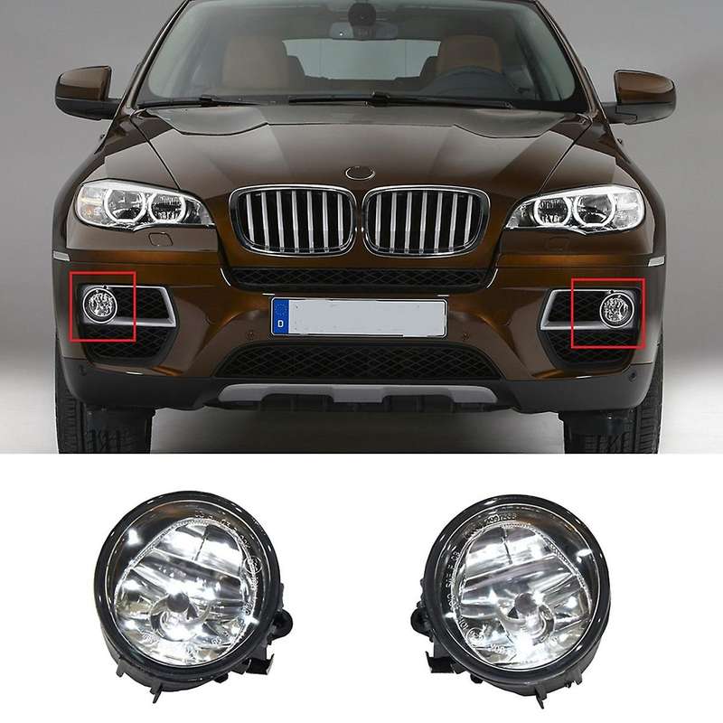 Front LED Fog Lamp Light for - X6 E71 E72 2012 2013 2014 2015 63177311351 63177311352