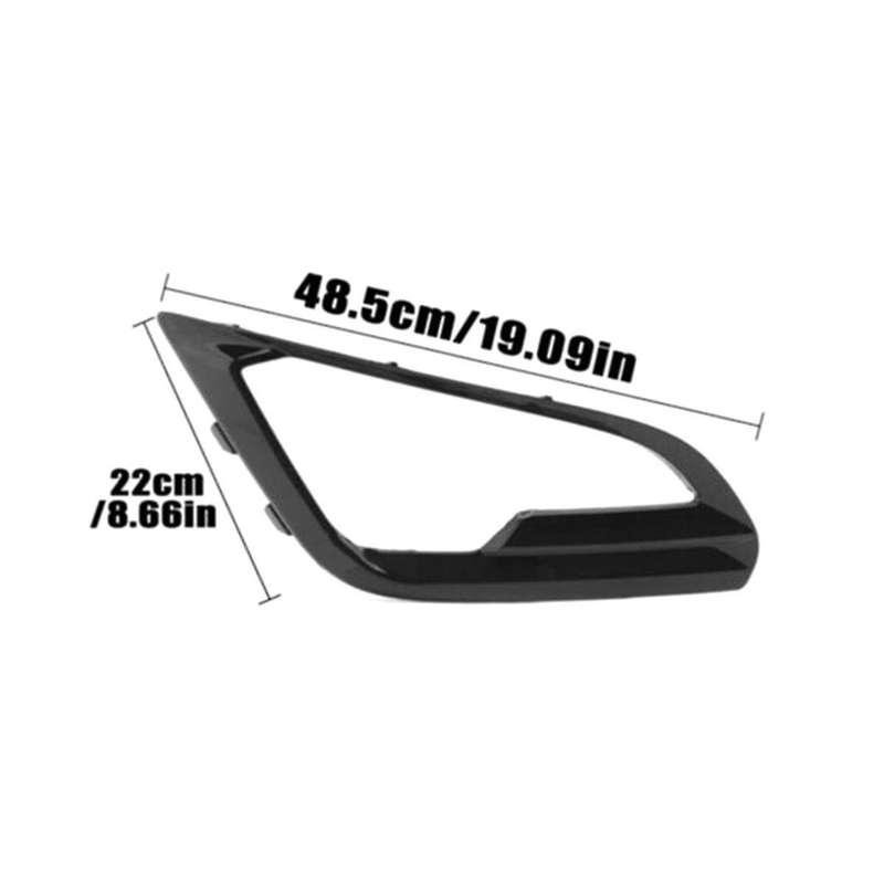 Front Left & Right Bumper Fog Light Cover for Ecosport 2018-2022 Decoration Sticker Trim Headlight F
