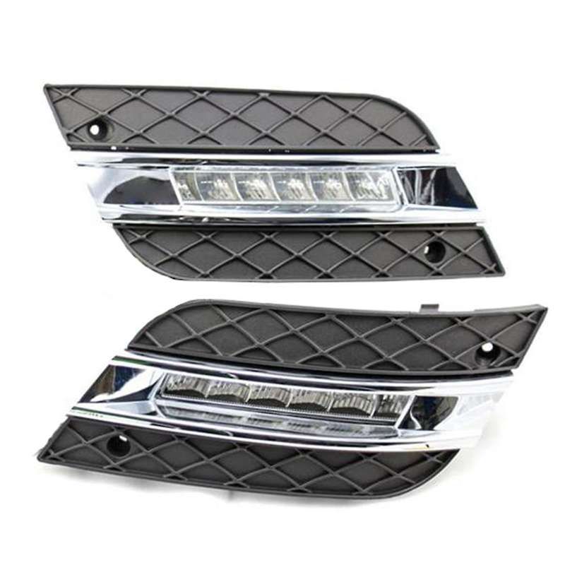 Front LED Fog Lights DRL Daytime Running Light for ML350 W164 ML300 ML320 2010-2011