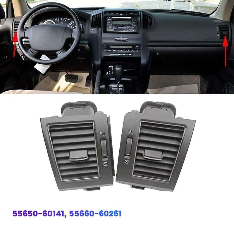Front Left +Right A/C Outlet Assy for Land Cruiser LC200 2008-2013 with Air Conditioning Adjustment
