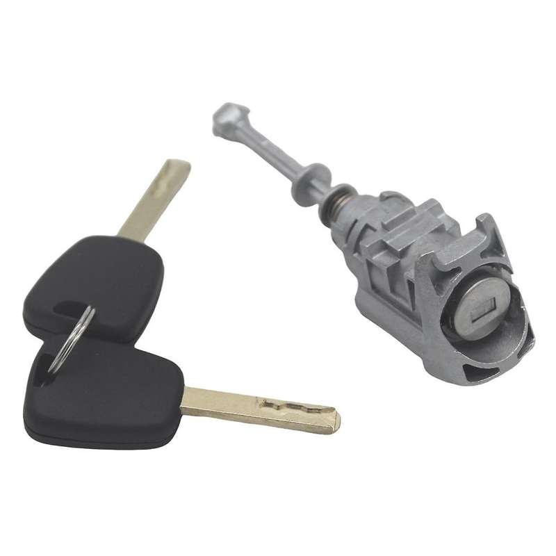 Front Left Door Lock Cylinder Barrel with 2 Keys for 407 C4 2004-2011 2006-2008