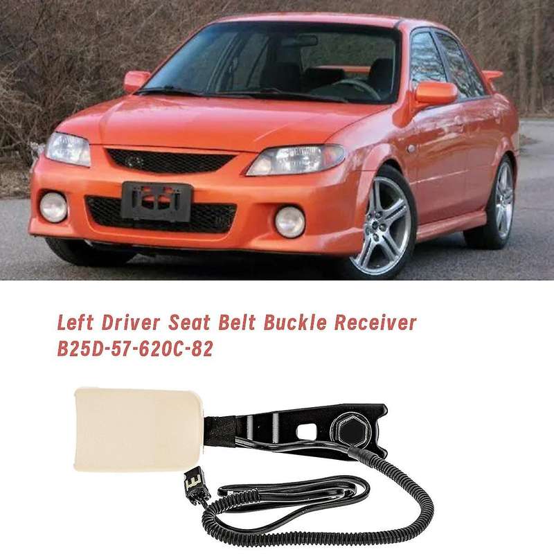 Front Left Driver Seat Belt Buckle Receiver B25d-57-620c-82 for 5 2001-2003 Seat Safety Buckle Recei