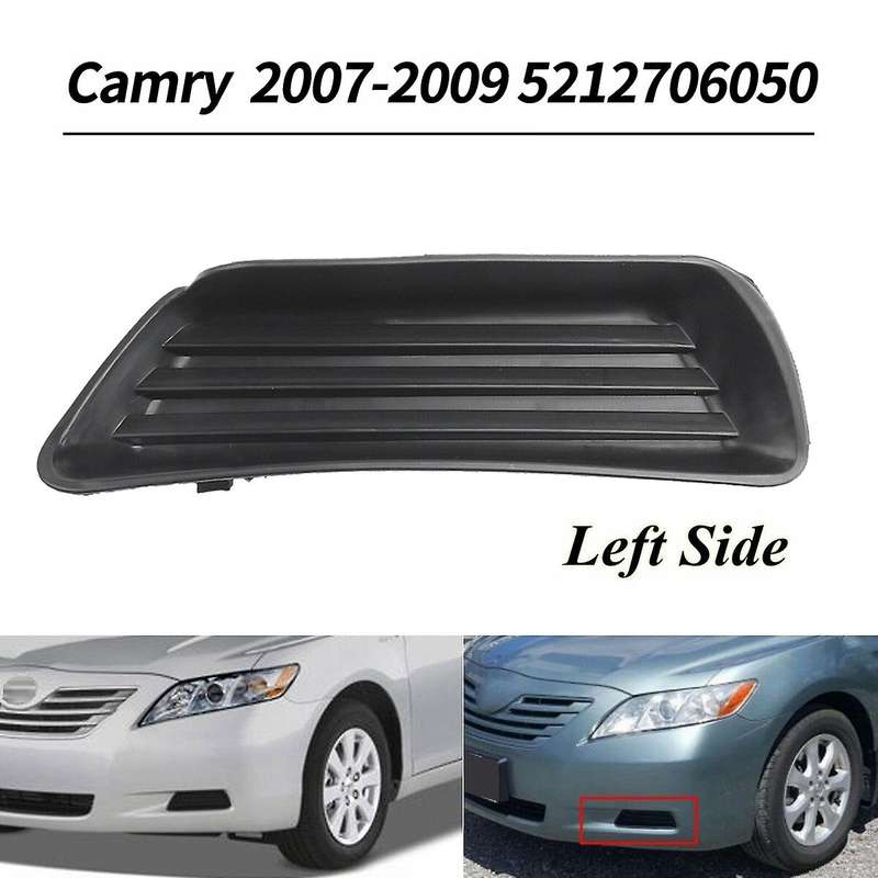Front Left Driver Side Bumper Insert Fog Lamp Cover for 2007-2009 5212706050