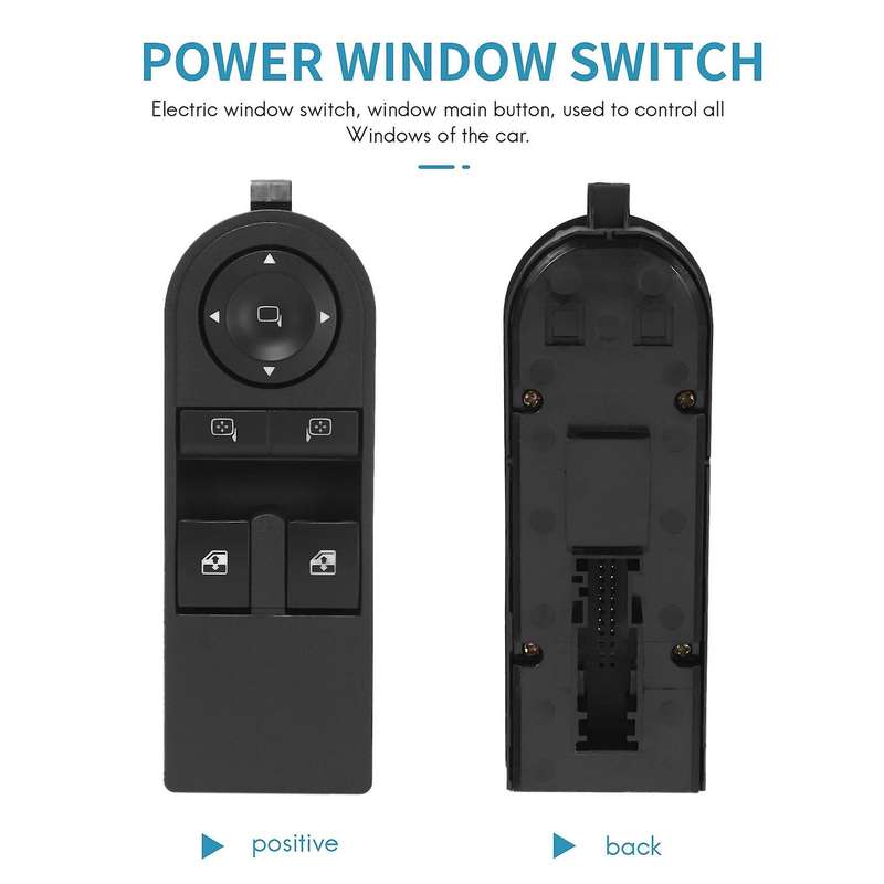 Front Left Driver Side Electric Switch Car Window Button 13228879 for Vauxhall Astra H & Zafira-b