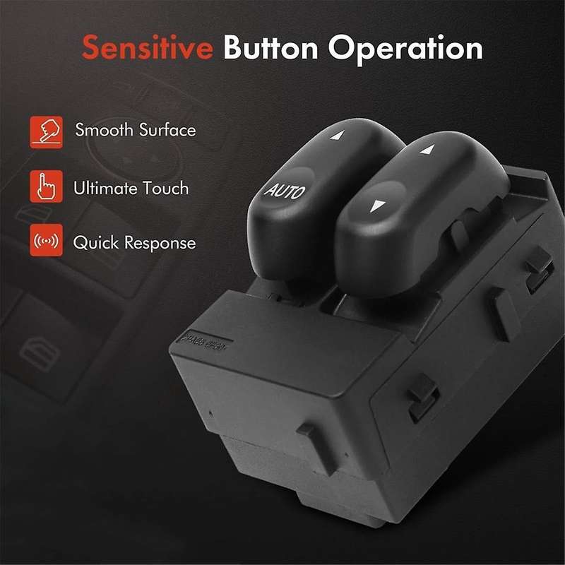 Front Left Driver Side Power Window Switch for Explorer Sport F250 F350 F450 F550 1L2Z-14529-AA 1L2
