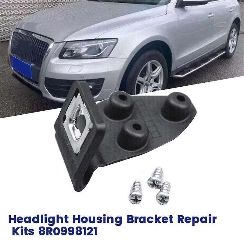 Front Left Headlight Housing Bracket Repair Kits 8R0998121 for Q5 2009-2012 Headlight Holder Fixed S