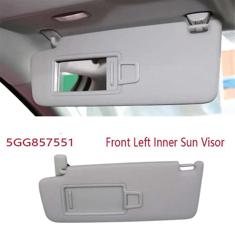 Front Left Inner Sun Visor with Mirror for Golf 7 Sportsvan Mk7 B8 Cc 5gg857551