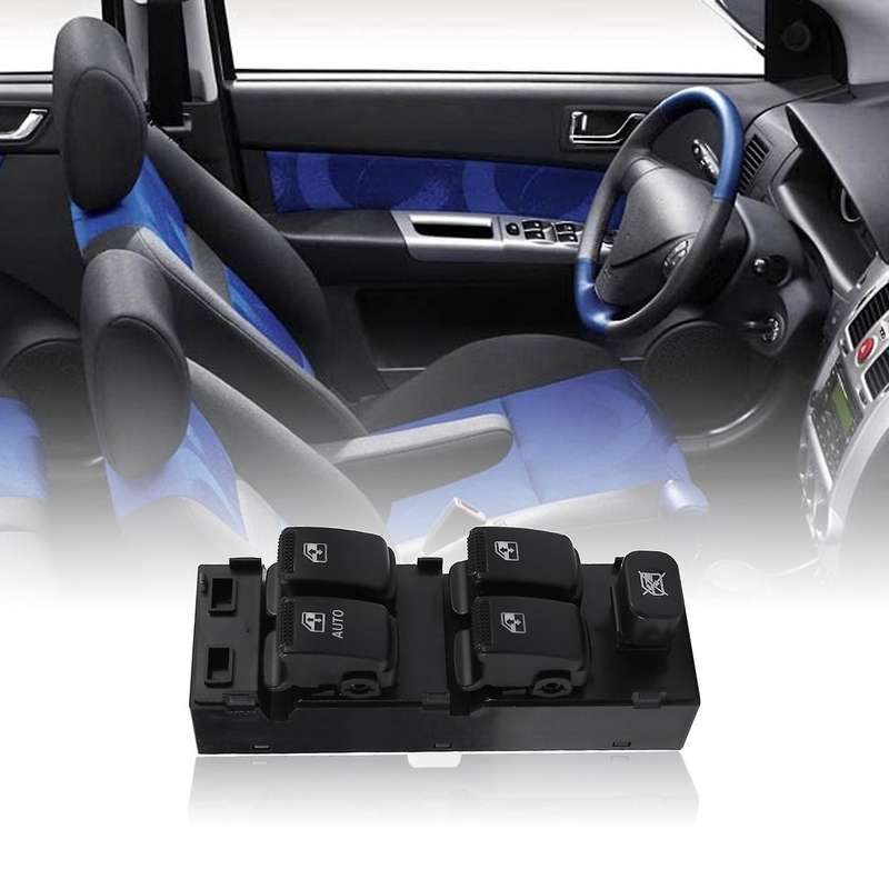 Front Left Master Electric Power Switch Driver Side Compatible Hyundai Getz