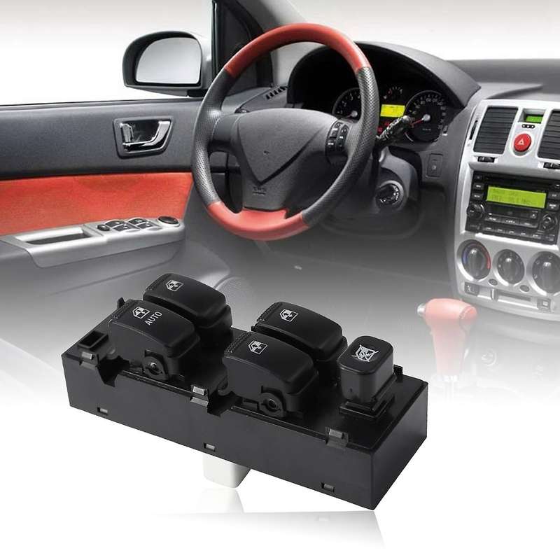 Front Left Master Electric Power Switch Driver Side Compatible Hyundai Getz