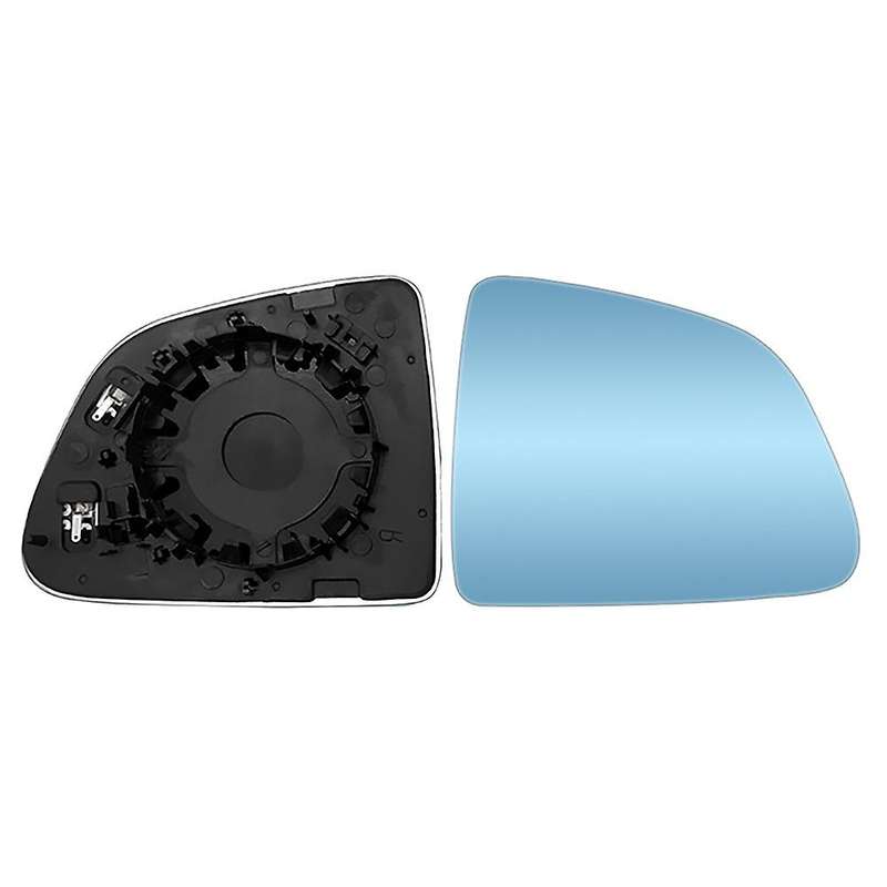 Front Left Right Anti-Fog Rear View Mirror Lens Glass for Model Y 2021 Rearview Mirror Blue