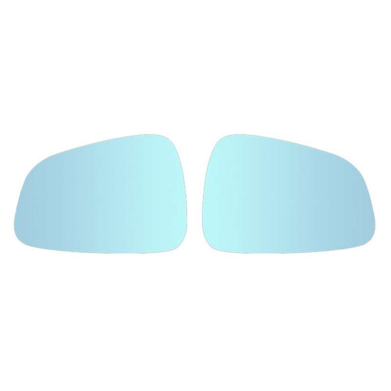 Front Left Right Anti-Fog Rear View Mirror Lens Glass for Model S Rearview Mirror,Blue Mirror
