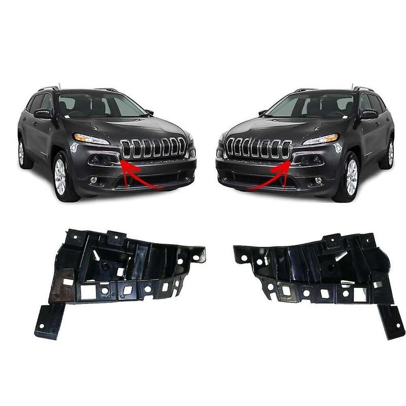 Front Left Right Bumper Side Spacer Bracket Support 68210065AD 68210064AD for 2014-2018