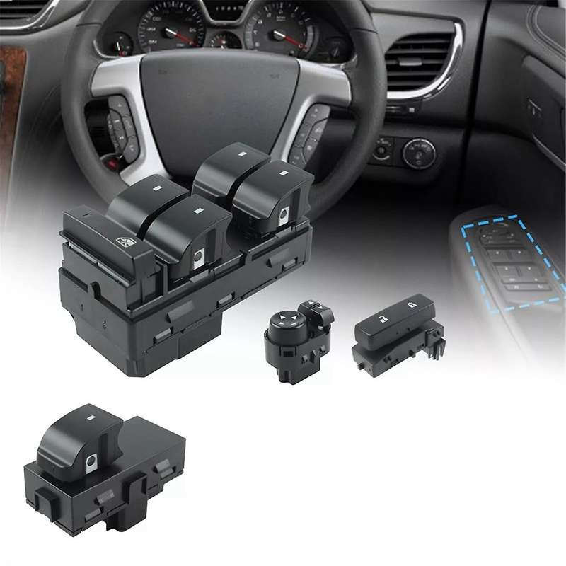 Front Left Right Power Window Lifter Button Door Lock Mirror Control Switch for