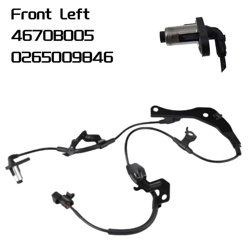 Front Left Side ABS Wheel Speed Sensor 4670B005 0265009846 for Montero Sport Strada Triton L200 2.4L
