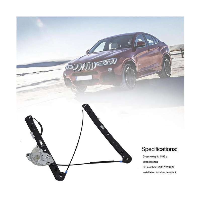 Front Left Window Regulator Motor for 3 Series E46 316i 318i 320i 325i 328i 330i 330xi Part Number: