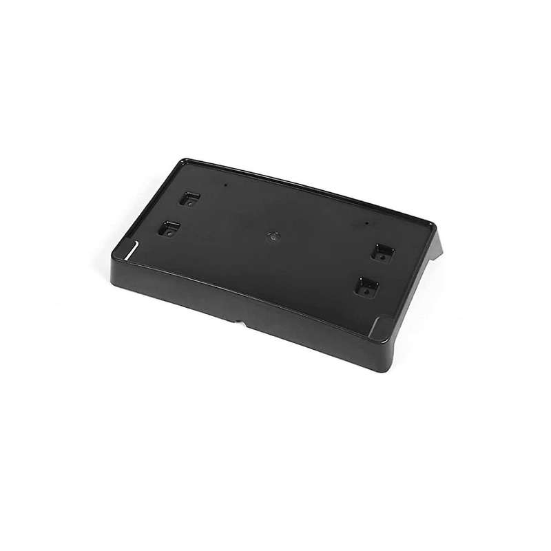 Front License Plate Bracket Holder Cover Frame for Wrangler Jl Jlu & Jt 2018-2023 Accessories ,blac