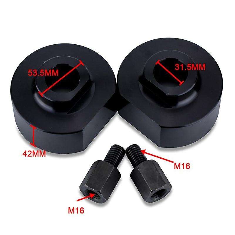 Front Leveling Kit 2 Inch Front Lift Spring Spacers with 3/4 Inch Stud Extenders 2WD for 1999+ F250