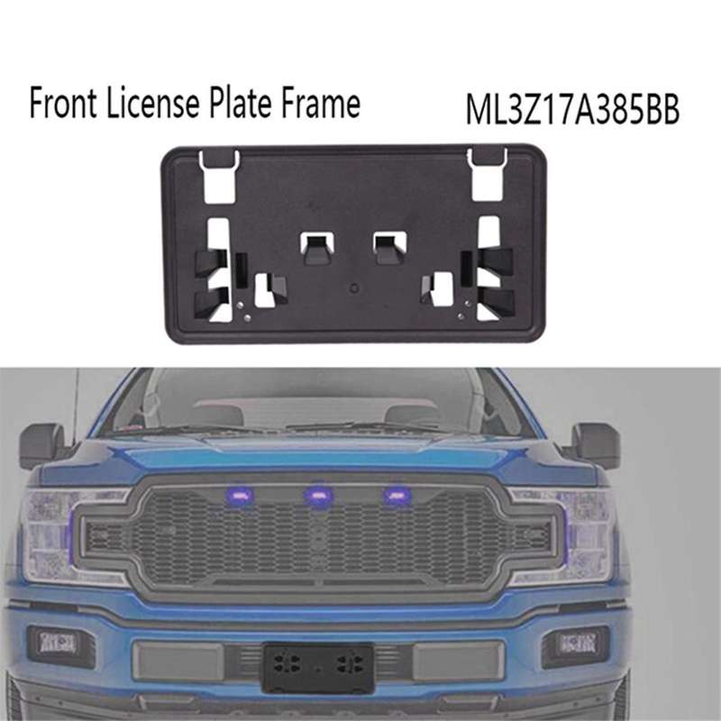 Front License Plate Frame for (except ) 2.7l 3.0l 3.5l V6 Engines 2021-2023 Ml3z17a385bb