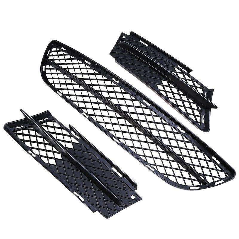 Front Lower Bumper Grilles Cover and Fog Light Lamp Cover for  3 Series E90 E91 2006-2008 5111713407