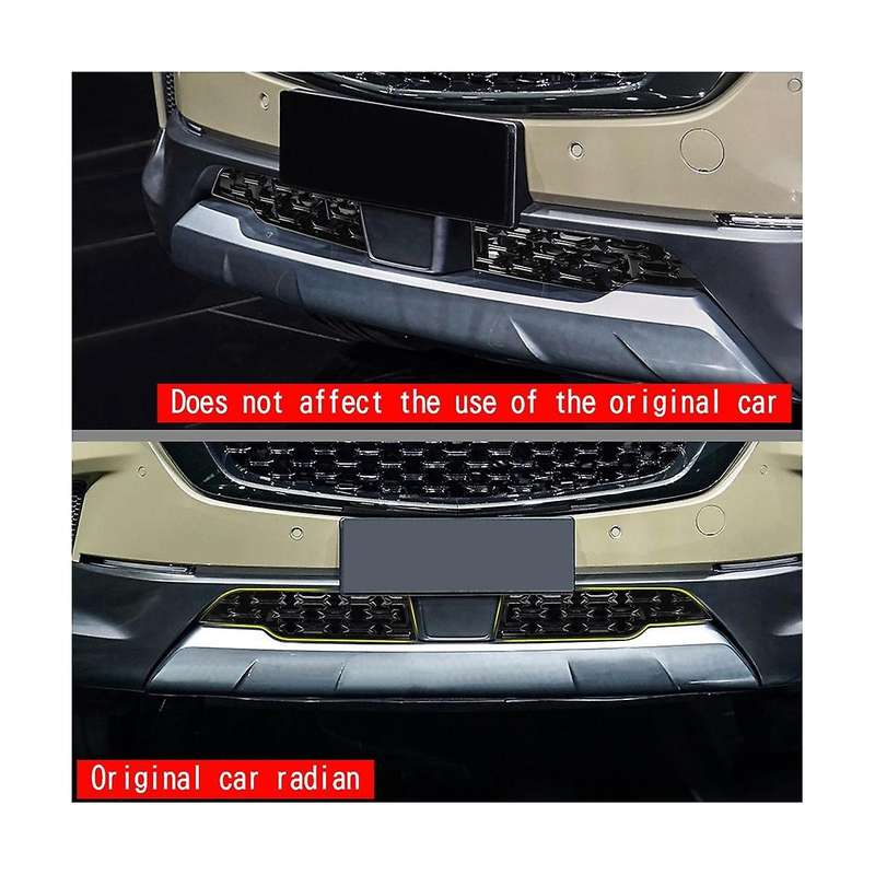 Front Lower Bumper Grill Grille Moulding Cover for -50 2020-2023 Car Front Bottom Middle Net Decora
