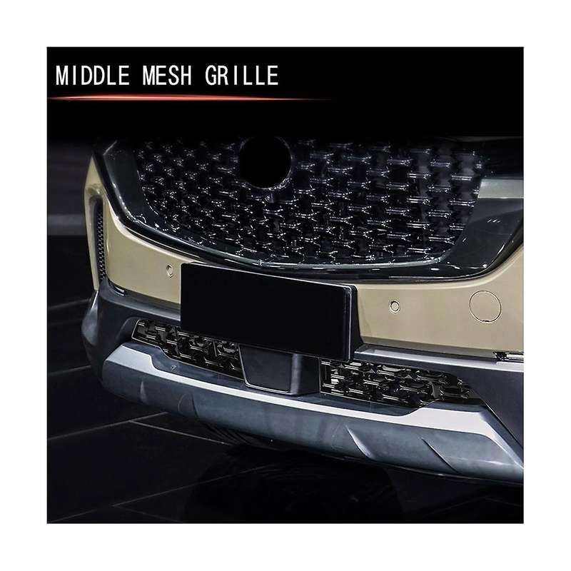 Front Lower Bumper Grill Grille Moulding Cover for -50 2020-2023 Car Front Bottom Middle Net Decora