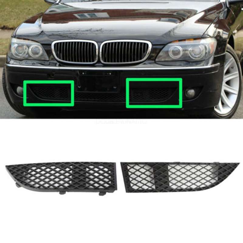 Front Lower Bumper Lateral Grill Grille for - 7 Series E65 E66 2005-2008 760I 760Li 750I 51117135563