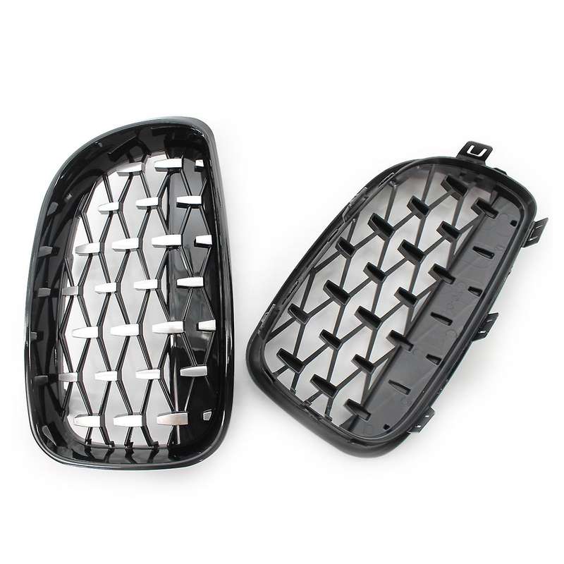 Front Meteor Grill Grilles Kidney Grill Replacement for 1 Series E81 E82 E87 E88 08-11