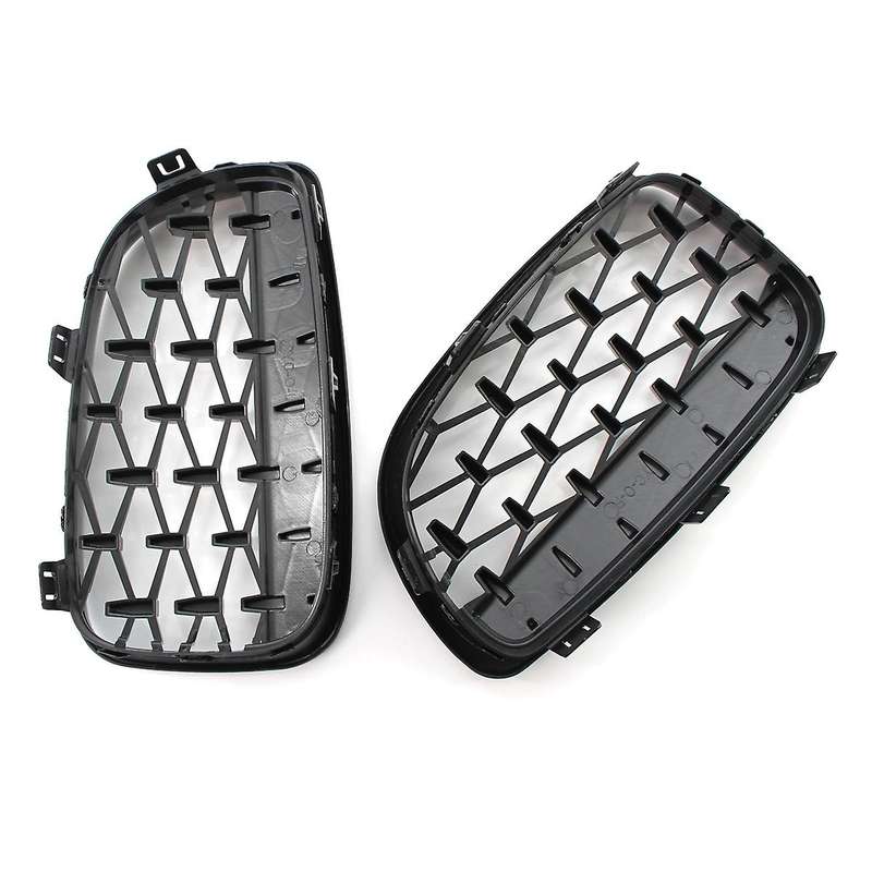Front Meteor Grill Grilles Kidney Grill Replacement for 1 Series E81 E82 E87 E88 08-11