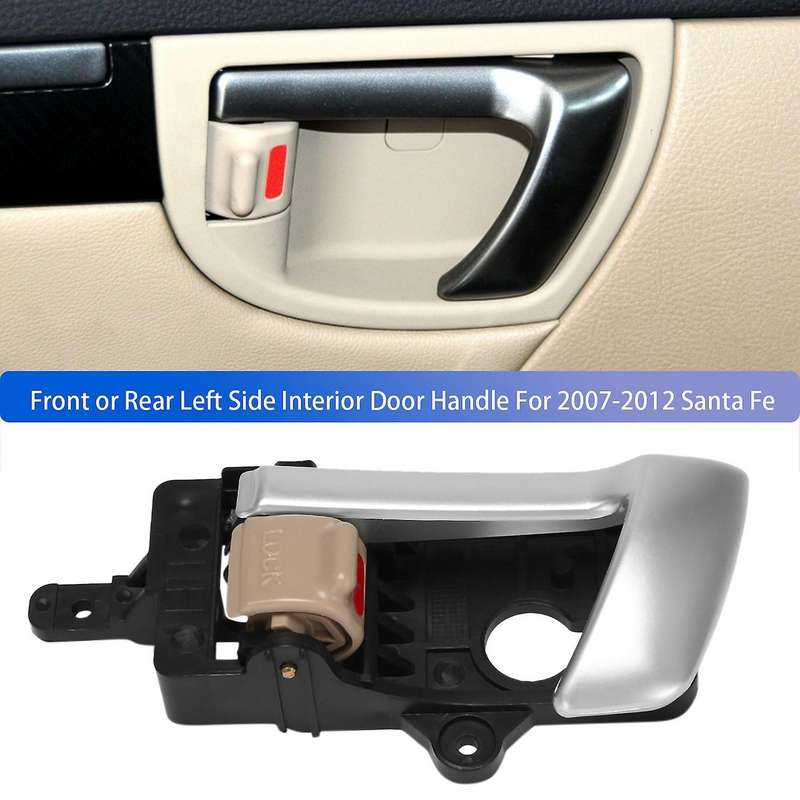 Front or Rear Left Side Interior Inner Door Handle for 2007-2012 with Beige Knob 82610-2B010