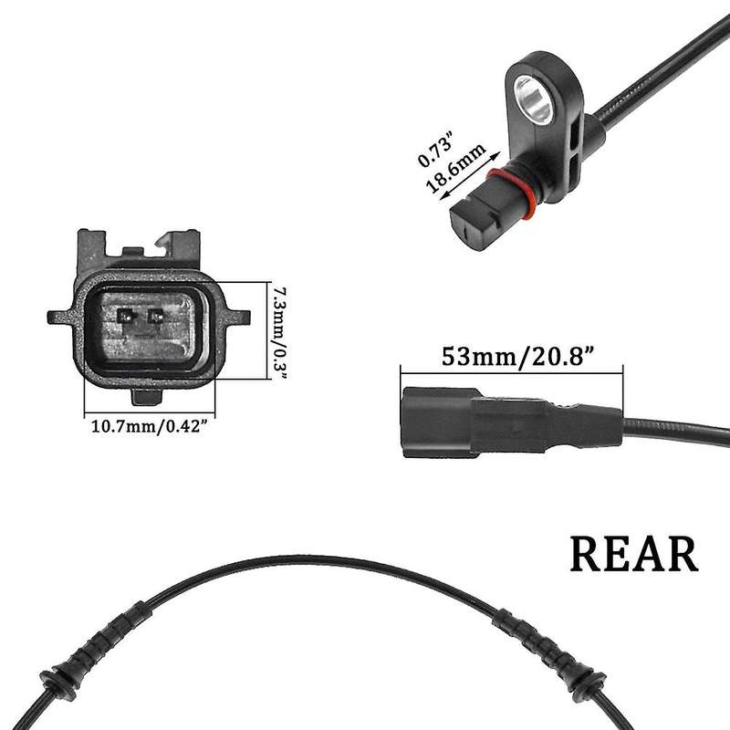 Front Rear Abs Wheel Speed Sensor 47900-5rb0a 47910-5ra0a for Kicks Micra 1.6l 2018-2021 479005ra0a