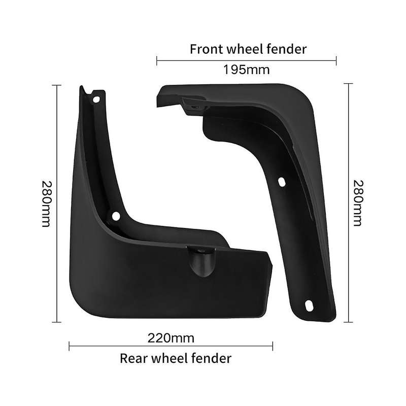 Front Rear Car Mudflaps for 2023 Accessories Splash Flaps Mudguards Accessories