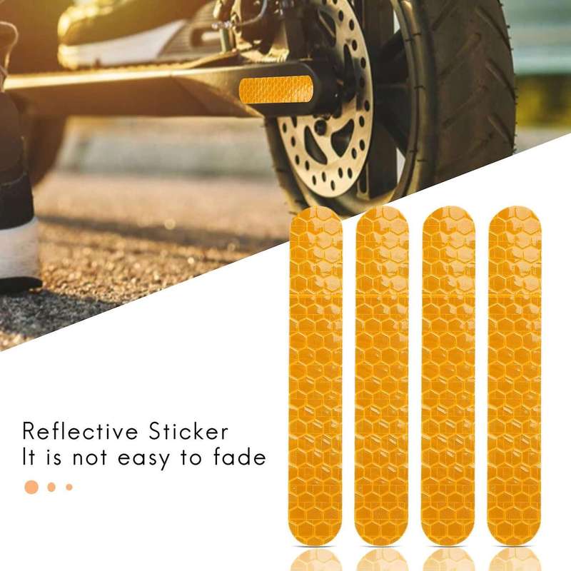 Front Rear Wheel Cover Protective Shell Reflective Sticker Compatible Max G30 Scooter Accessories 4P