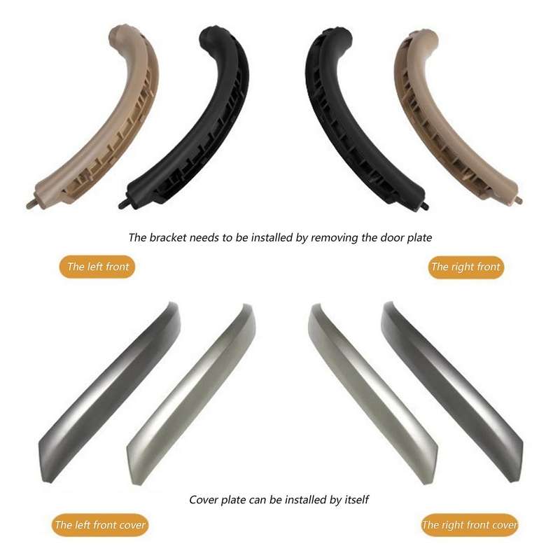 Front Right Automobile Interior Decoration Parts Inner Handle Door Panel Pull Trim Cover for X5 E53