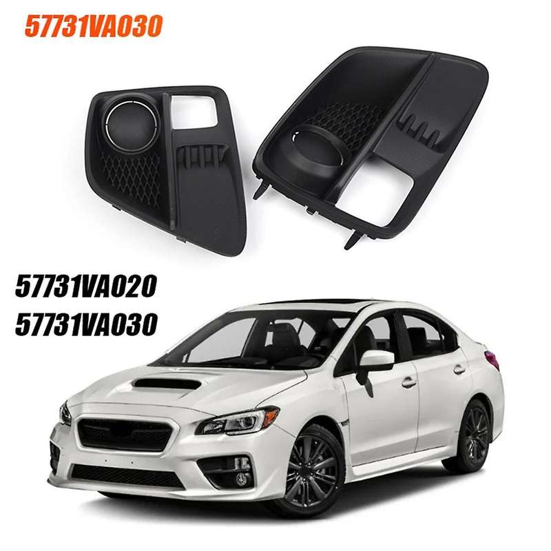 Front Right Bumper Fog Light Lamp Bezel Cover 57731va020 for & 2015-2017 Lower Grille Honeycomb Beze