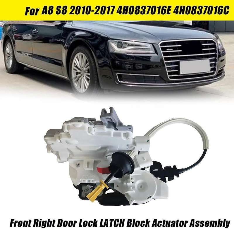 Front Right Door Lock Actuator Latch 4h0837016c for A8 S8 2010-2017 Car Door Locking Block Assembly